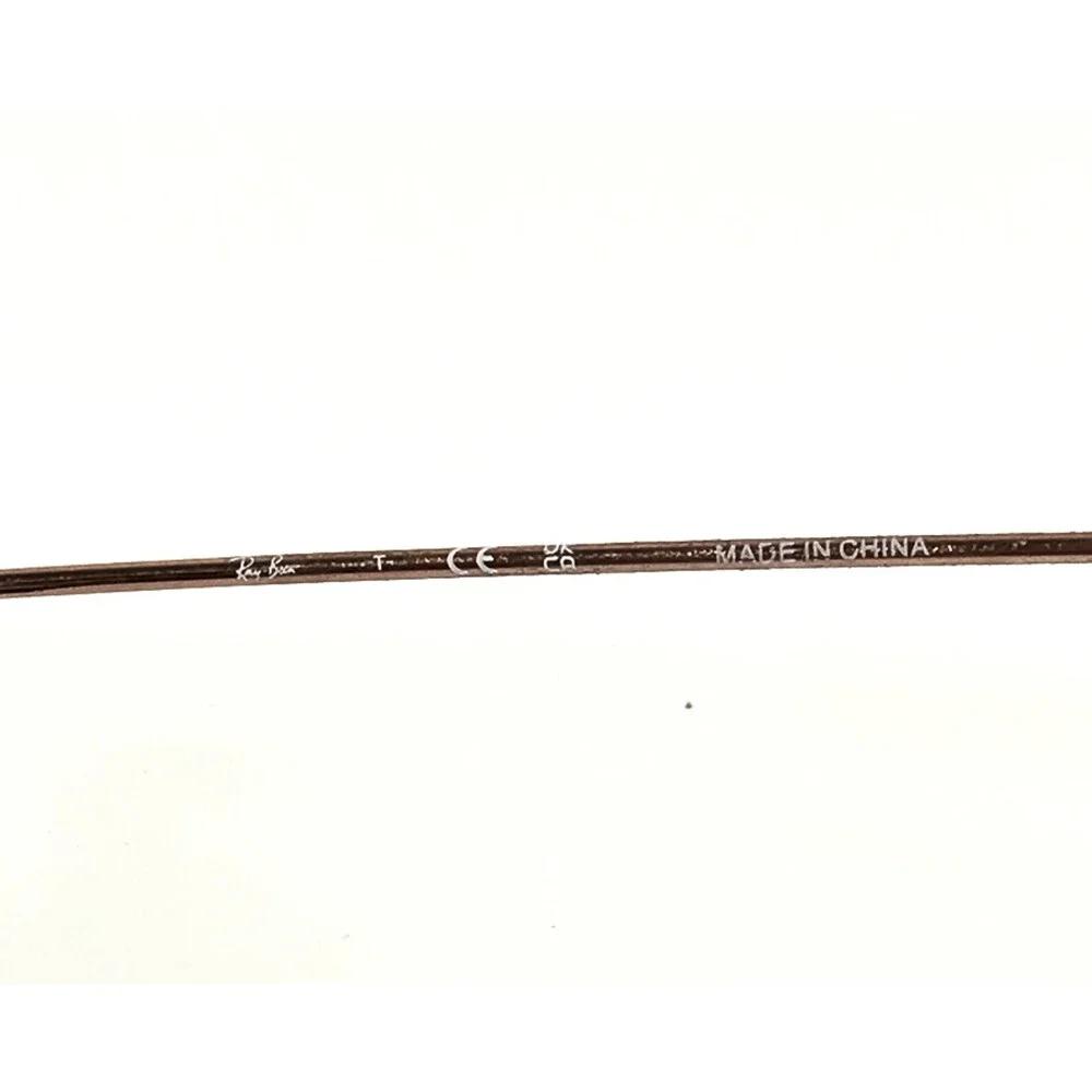 Ray-Ban Sunglasses RB3546 9074 Copper Havana Aviator Frames w/ Dark Brown Lenses - Picture 11 of 14